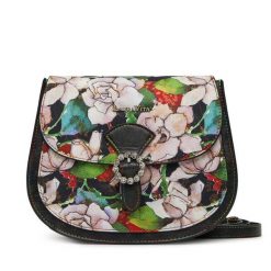 Torebka Laura Vita. Czarne listonoszki Laura Vita, bez wzorów, bez dodatków. Za 189.99 zł.