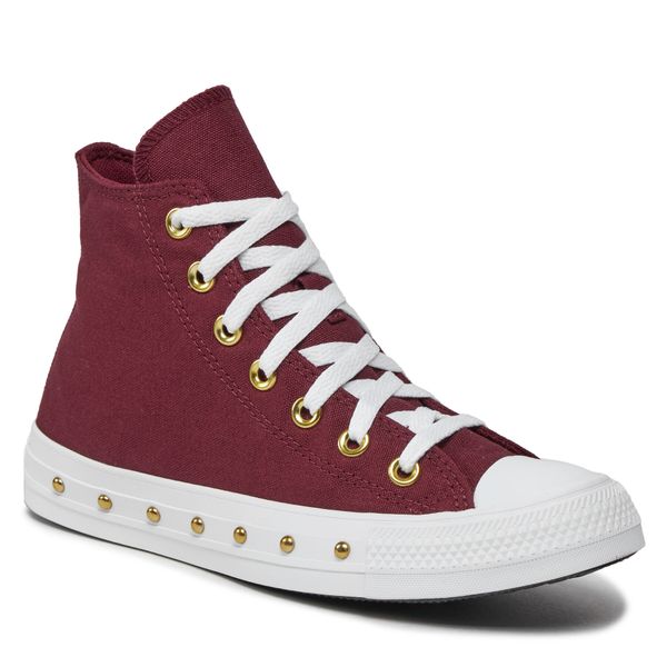 Trampki Converse. Czerwone trampki Converse, bez wzorów, bez zapięcia. Za 189.99 zł.