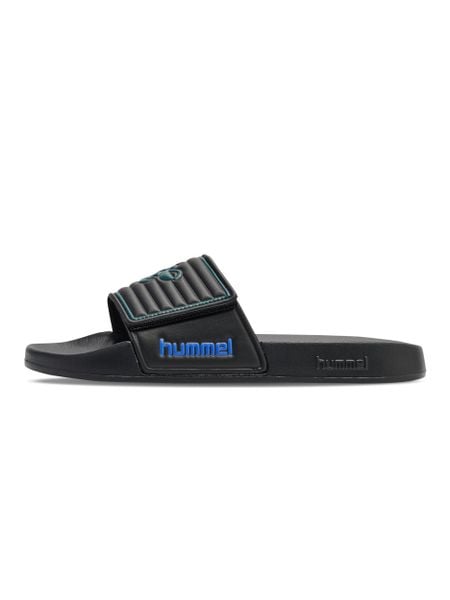 Klapki basenowe Hummel Pool. Szare klapki Hummel, bez wzorów, z materiału, bez obcasa. Za 187.00 zł.