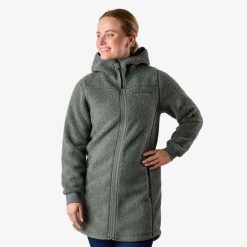 Bluza polarowa turystyka damska Swedemount Lofoten Pile Coat wodoodporna. Niebieskie bluzy SWEDEMOUNT, na zimę, bez wzorów, z polaru, bez kaptura. Za 297.00 zł.