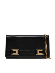 Elisabetta Franchi Portfel PF-65A-61E2-V270 Czarny. Czarne portfele Elisabetta Franchi, bez wzorów, ze skóry. Za 1,149.00 zł.