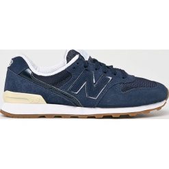 New Balance - Buty WR996FSC. Niebieskie obuwie sportowe New Balance, z materiału, bez zapięcia. W wyprzedaży za 349.90 zł.