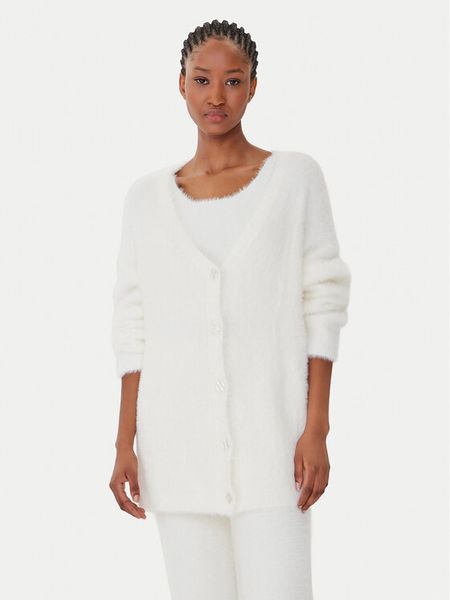 Guess Kardigan O5BR02 Z1282 Écru Relaxed Fit. Kardigany Guess, xs, z aplikacjami, z syntetyku. Za 329.99 zł.