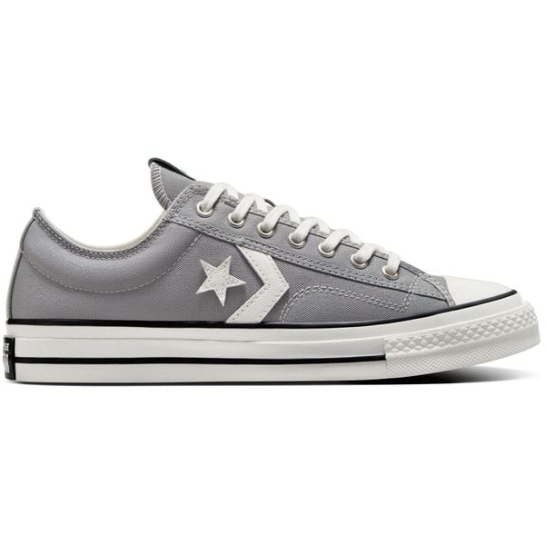 Buty sportowe Converse Star Player 76 Premium Canvas. Szare obuwie sportowe Converse, z syntetyku, bez zapięcia. Za 390.00 zł.