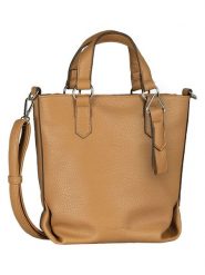 Tom Tailor Torebka "Olive" w kolorze jasnobrązowym - 31,5 x 23 x 11 cm rozmiar: onesize. Brązowe torby na ramię Tom Tailor, bez wzorów, z materiału, przez ramię, bez dodatków. Za 100.99 zł.