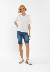 Szorty jeansowe, Slim Fit, E-NEDA. Szorty Volcano, bez wzorów, z bawełny, klasyczne. Za 149.99 zł.