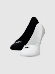 4F Skarpetki casual niewidoczne (2-pack) damskie - multikolor 35-38. Skarpety 4f, bez wzorów, z bawełny. Za 39.99 zł.
