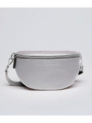 CXL by Christian Lacroix Skórzana saszetka "Madeleine" w kolorze srebrnym - 23 x 13 x 6 cm rozmiar: onesize. Szare torby na ramię CXL by Christian Lacroix, bez wzorów, z materiału, sportowe, przez ramię, bez dodatków. Za 208.99 zł.