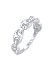 Elli Damska obrączka Maritime kotwica Design Trend w srebrze 925 Sterling Silver Pierścionki 1 ct Damski. Szare pierścionki Elli, pozłacane. Za 177.64 zł.
