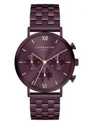 Liebeskind Chronograf w kolorze fioletowym rozmiar: onesize. Różowe, analogowe zegarki Liebeskind, ze stali. Za 448.99 zł.