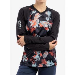 Bluza rowerowa damska ION Scrub LS. Czarne bluzy ION, bez wzorów, bez kaptura. Za 245.99 zł.