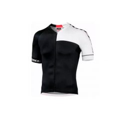 Koszulka Kross Czarny Biały - Pro Jersey. Białe koszulki sportowe KROSS BIKES, bez wzorów, z jersey, bez ramiączek, rowerowe. Za 179.00 zł.