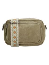 Beagles Torebka w kolorze khaki - 14 x 12 x 8 cm rozmiar: onesize. Brązowe torby na ramię Beagles, bez wzorów, z materiału, na ramię, bez dodatków. Za 109.52 zł.