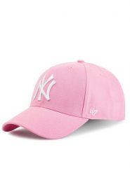47 Brand Czapka z daszkiem New York Yankees B-MVPSP17WBP-RS Różowy. Czerwone czapki 47 Brand, bez wzorów, z materiału. Za 99.99 zł.