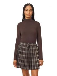 Scotch & Soda Koszulka w kolorze ciemnobrązowym rozmiar: S. Brązowe bluzki Scotch & Soda, s, bez wzorów, bez kołnierzyka, bez ramiączek. Za 149.95 zł.