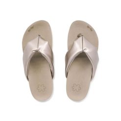 Japonki basenowe damskie Flip Flop Toe Fine. Szare klapki Flip Flop, bez wzorów, bez obcasa. Za 81.00 zł.