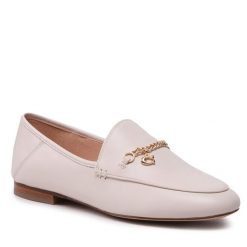 Lordsy Coach. Brązowe lordsy Coach, bez wzorów, bez obcasa, bez zapięcia. Za 749.99 zł.