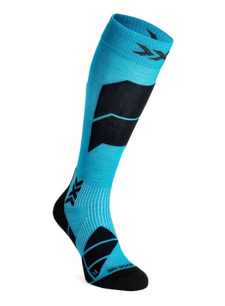 Skarpety narciarskie X-Socks Ski Perform Merino OTC. Niebieskie skarpety X Socks, bez wzorów, z materiału. Za 209.99 zł.