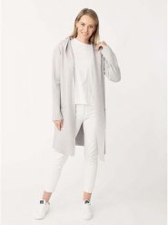 Zwillingsherz Kardigan "Janina" w kolorze szarym rozmiar: S/M. Szare kardigany Zwillingsherz, m, bez wzorów. Za 208.99 zł.