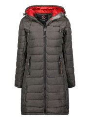Canadian Peak Płaszcz pikowany "Aromeak" w kolorze antracytowym rozmiar: onesize. Czarne płaszcze Canadian Peak, bez wzorów, bez kaptura. Za 216.22 zł.