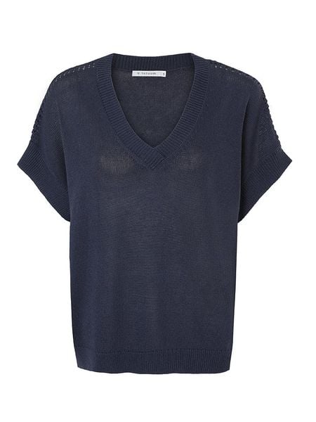 TATUUM Sweter w kolorze granatowym rozmiar: S. Niebieskie swetry Tatuum, s, bez wzorów, bez ramiączek. Za 139.95 zł.