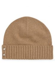 LAUREN RALPH LAUREN Czapka 454P04510002 Beżowy. Brązowe czapki Lauren Ralph Lauren, bez wzorów, z wełny. Za 379.99 zł.