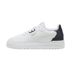 Trenerzy Puma Shuffle Downtown. Białe obuwie sportowe Puma, ze skóry ekologicznej, bez zapięcia. Za 195.99 zł.