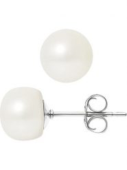 Pearline Kolczyki-wkrętki z perłami w kolorze białym rozmiar: onesize. Białe kolczyki Pearline, z perłą, srebrne. Za 252.99 zł.