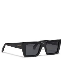 Okulary przeciwsłoneczne Salvatore Ferragamo. Czarne okulary przeciwsłoneczne Salvatore Ferragamo, bez wzorów. Za 1,659.00 zł.