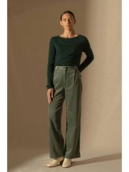 Perfect Cashmere Kaszmirowy sweter w kolorze ciemnozielonym rozmiar: M. Zielone swetry Perfect Cashmere, m, bez wzorów, z kaszmiru, bez ramiączek. Za 347.99 zł.