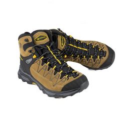 Buty trekkingowe unisex Alpine Pro Vete skórzane. Brązowe trekkingi Alpine Pro, trekkingowe. W wyprzedaży za 299.00 zł.