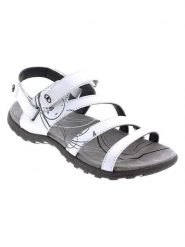 Kimberfeel Sandały "Sina" w kolorze białym rozmiar: 36. Białe sandały Kimberfeel, bez wzorów, klasyczne, z otwartym noskiem, bez obcasa, bez zapięcia. Za 121.99 zł.