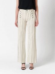 Rosner Spodnie w kolorze kremowo-czarnym rozmiar: W44/L32. Brązowe spodnie materiałowe Rosner, l, bez wzorów, z materiału. Za 217.99 zł.