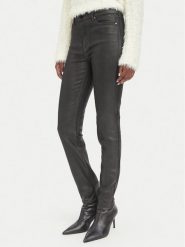 Guess Jeansy W6BA46 D2586 Czarny Skinny Fit. Czarne jeansy Guess, z aplikacjami. Za 614.99 zł.