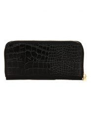 Anna Morellini Skórzany portfel "Sigismonda" w kolorze czarnym - 20 x 10 x 3 cm rozmiar: onesize. Czarne portfele Anna Morellini, bez wzorów, z materiału. Za 173.99 zł.