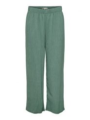 ONLY Spodnie w kolorze zielonym rozmiar: M/L32. Zielone spodnie materiałowe Only, l, bez wzorów, z materiału, z podwyższonym stanem. Za 82.99 zł.