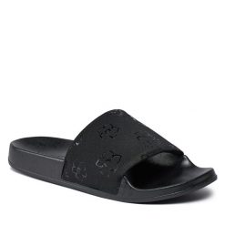 Klapki Ted Baker. Czarne klapki Ted Baker, bez wzorów, bez obcasa. Za 109.99 zł.