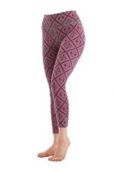 Venus - Legginsy termoaktywne (100% Merino / 230g/m²). Czerwone legginsy WOOLONA, l, bez wzorów, z dzianiny, z podwyższonym stanem, długie. Za 351.00 zł.