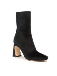 Alberta Ferretti Botki 22252A6102 8201 Czarny. Czarne botki Alberta Ferretti, bez wzorów, z materiału, bez obcasa, na słupku, bez zapięcia. Za 2,869.00 zł.