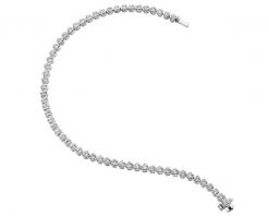Bransoletka z białego złota z brylantami - 18 cm - 1,75 ct - próba 585. Białe bransoletki Apart, z brylantem, złote. Za 23,990.00 zł.