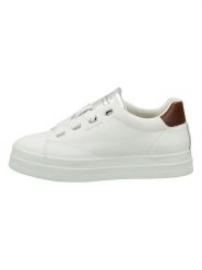 GANT Footwear Skórzane sneakersy "Avona" w kolorze białym rozmiar: 42. Białe trampki GANT Footwear, bez wzorów, bez zapięcia. Za 227.87 zł.