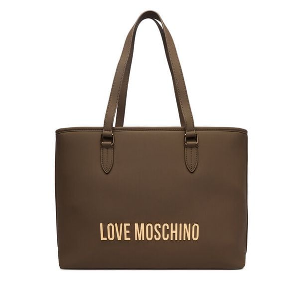 Torebka LOVE MOSCHINO. Brązowe shopper Love Moschino, bez wzorów, bez dodatków. Za 1,049.00 zł.