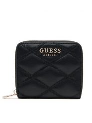 Guess Mały Portfel Damski SWQG96 32137 Czarny. Czarne portfele Guess, z aplikacjami, ze skóry. Za 139.99 zł.