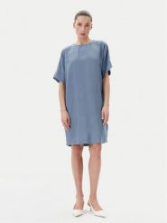 Bruuns Bazaar Sukienka codzienna Gigi BBW3477N Niebieski Loose Fit. Niebieskie sukienki Bruuns Bazaar, na co dzień, bez wzorów, z wiskozy, bez kołnierzyka, bez ramiączek, proste. Za 219.99 zł.
