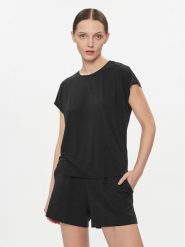 Calvin Klein Underwear Koszulka piżamowa 000QS7157E Czarny Relaxed Fit. Czarne koszule nocne Calvin Klein Underwear, xs, bez wzorów, bez ramiączek. Za 179.99 zł.