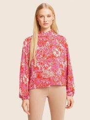 Miss goodlife Bluzka w kolorze różowym rozmiar: S. Różowe bluzki miss goodlife, s, bez wzorów, z wiskozy, bez kołnierzyka, bez ramiączek. Za 108.74 zł.