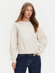 Guess Bluza W5YQ07 KB681 Écru Regular Fit. Bluzy Guess, xxl, z aplikacjami, z bawełny, bez kaptura. Za 439.99 zł.