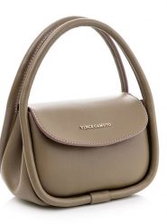 Vince Camuto Torebka "Como" w kolorze szarobrązowym - 19 x 15 x 9 cm rozmiar: onesize. Brązowe torby na ramię Vince Camuto, bez wzorów, z materiału, przez ramię, bez dodatków. Za 132.05 zł.
