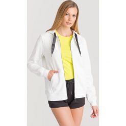 BLUZA Armani Exchange. Białe bluzy Armani Exchange, l, bez wzorów, z materiału, z kapturem. Za 335.40 zł.