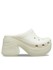 Crocs Klapki Siren Clog 208547 Beżowy. Brązowe klapki Crocs, bez wzorów, z tworzywa sztucznego, bez obcasa. Za 229.99 zł.